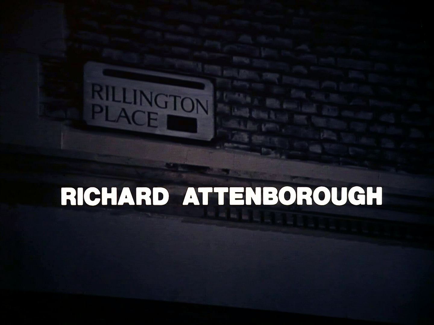 Main title from 10 Rillington Place (1971) (3). Richard Attenborough