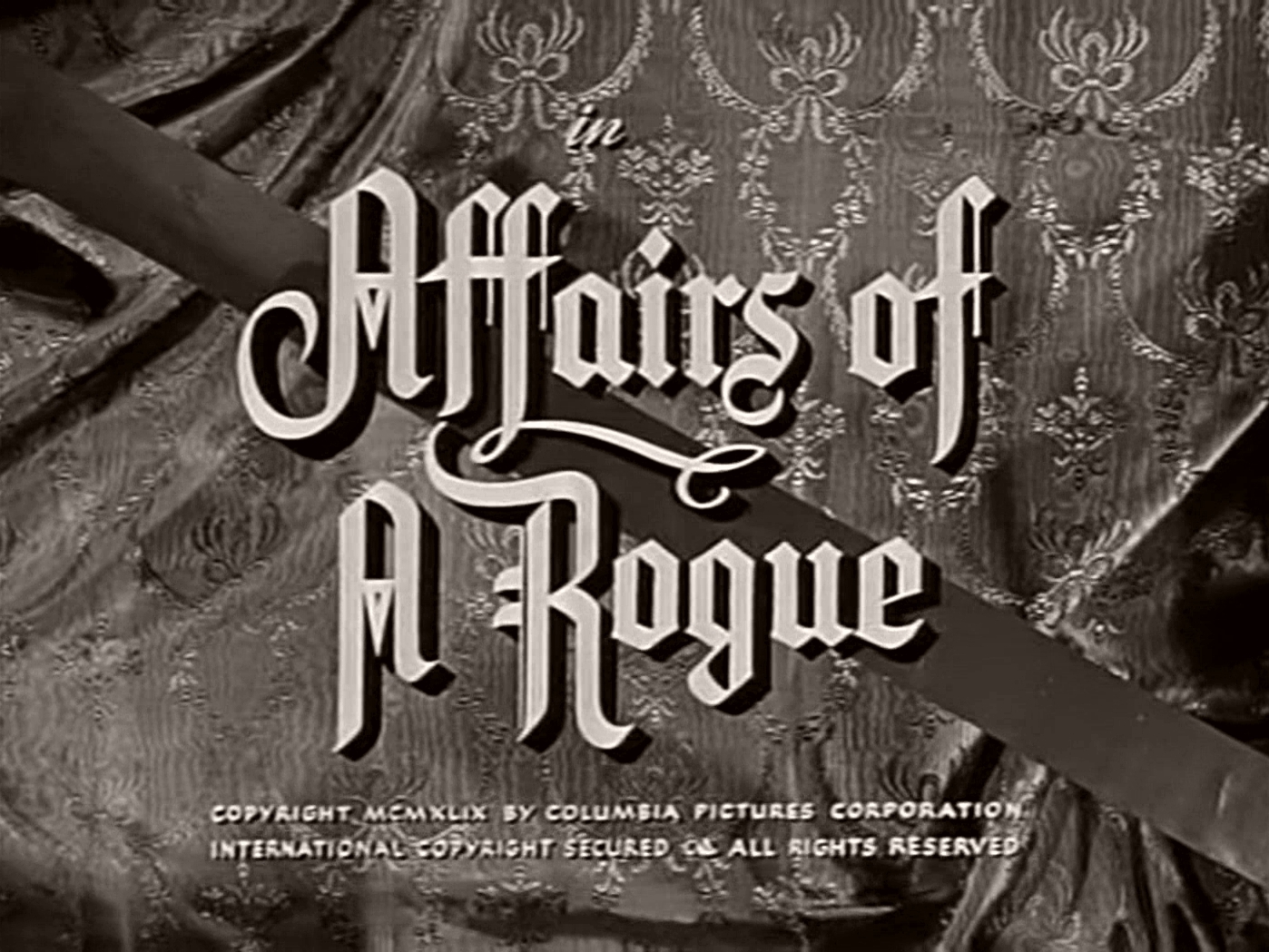 Main title from The First Gentleman (1948) [as The Affairs of a Rogue] (3)