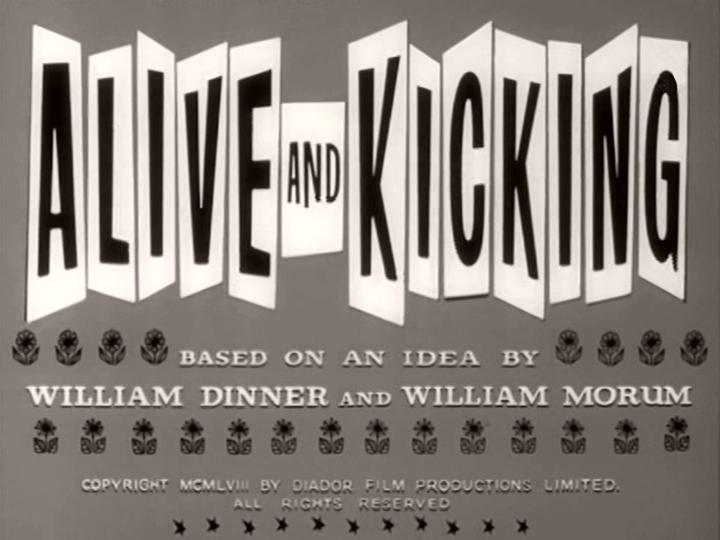 Alive And Kicking 1958 Film