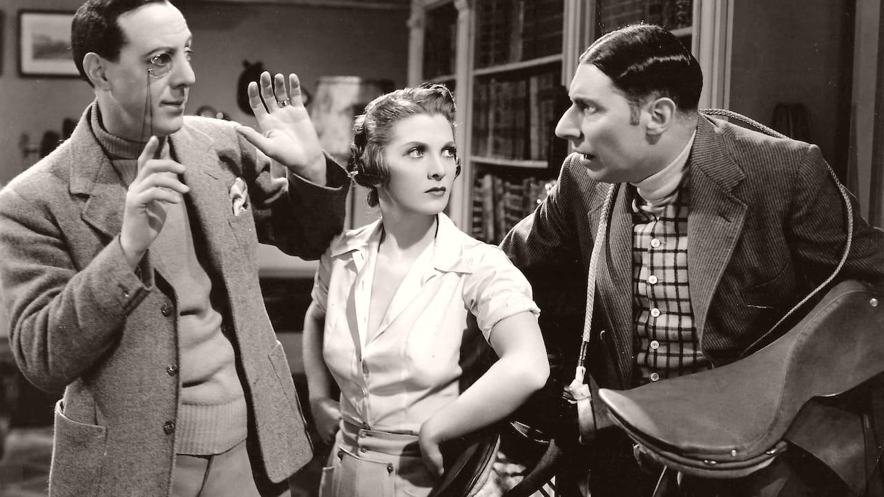 Photograph from All In (1936) (1) featuring Ralph Lynn (as Archie Slott), Gina Malo (as Kay Slott), Claude Dampier (as Toop)