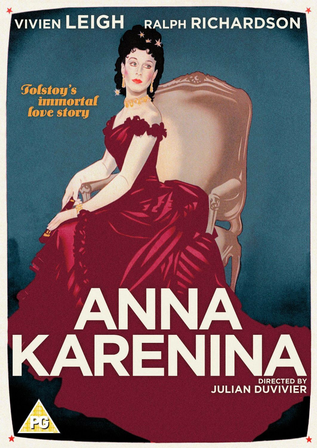 Anna Karenina DVD from Studio Canal.  Features Vivien Leigh as Anna Karenina