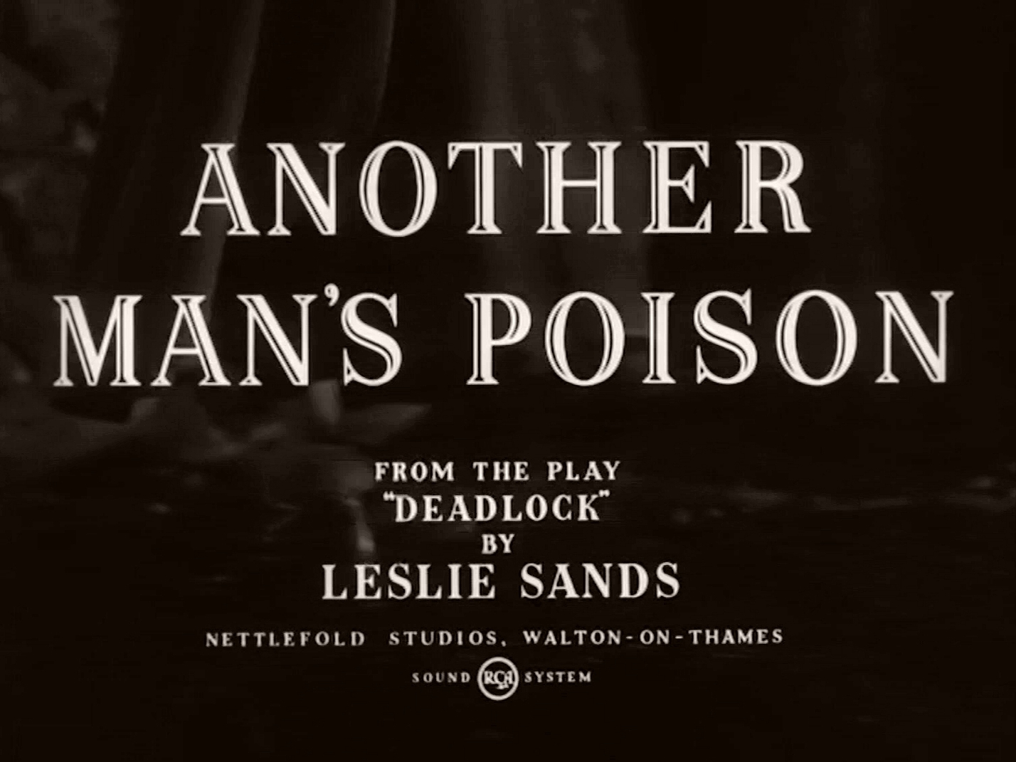 Main title from Another Man’s Poison (1951) (4)
