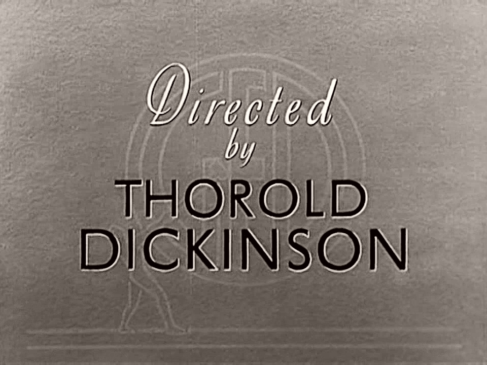 Main title from The Arsenal Stadium Mystery (1939) (5).  Directed by Thorold Dickinson