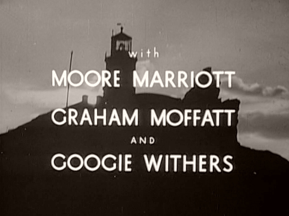 Main title from Back-Room Boy (1942) (5).  With Moore Marriott Graham Moffatt and Googie Withers