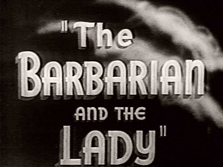 Main title from The Barbarian and the Lady [aka The Rebel Son] (1938)