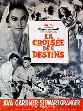French poster for Bhowani Junction (1956) (2)