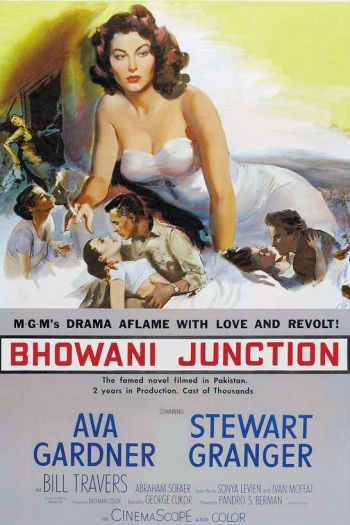 Ava Gardner (as Victoria Jones) in a poster for Bhowani Junction (1956) (1)
