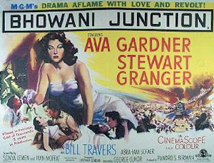 Ava Gardner (as Victoria Jones) in a poster for Bhowani Junction (1956) (2)