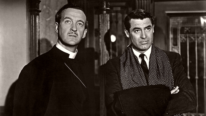 Photograph from The Bishop’s Wife (1947) featuring David Niven as Henry Brougham and Cary Grant as Dudley (1)