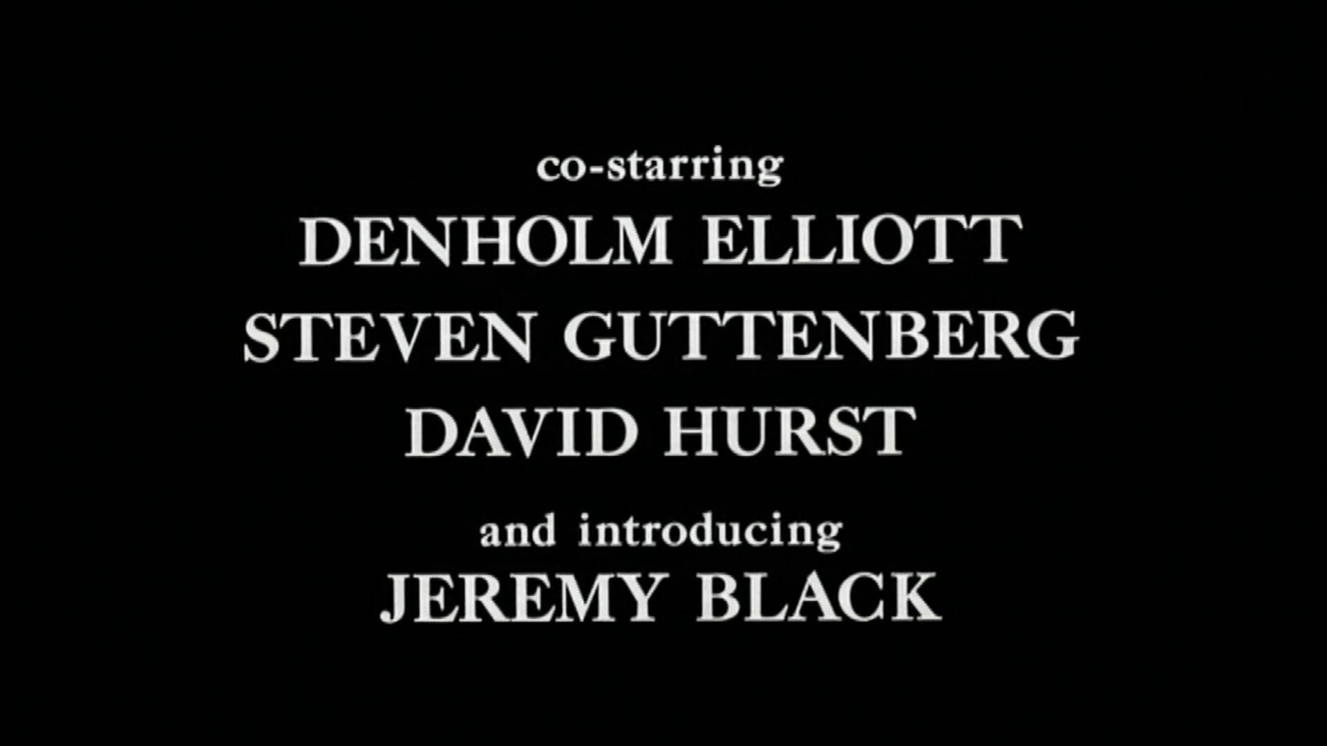 Main title from The Boys from Brazil (1978) (10). Co-starring Denholm Elliott, Steve Guttenberg, David Hurst and introducing Jeremy Black