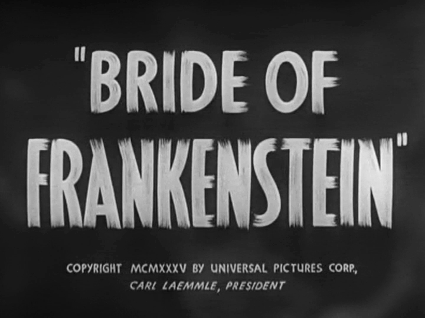 Main title from Bride of Frankenstein (1935) (4)