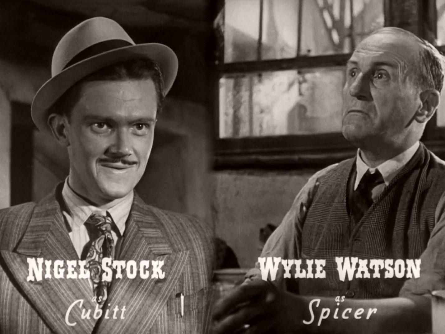 Main title from Brighton Rock (1948) (6).  Nigel Stock as Cubitt Wylie Watson as Spicer