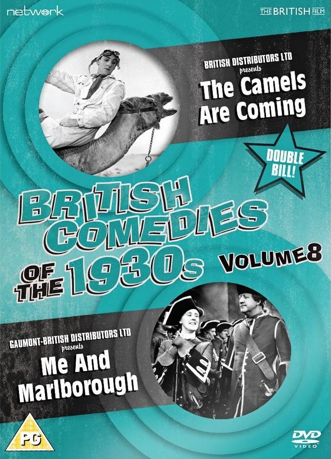 British Comedies of the 1930s Volume 8 DVD from Network and The British Film. Features The Camels are Coming (1934) and Me and Marlborough (1935)