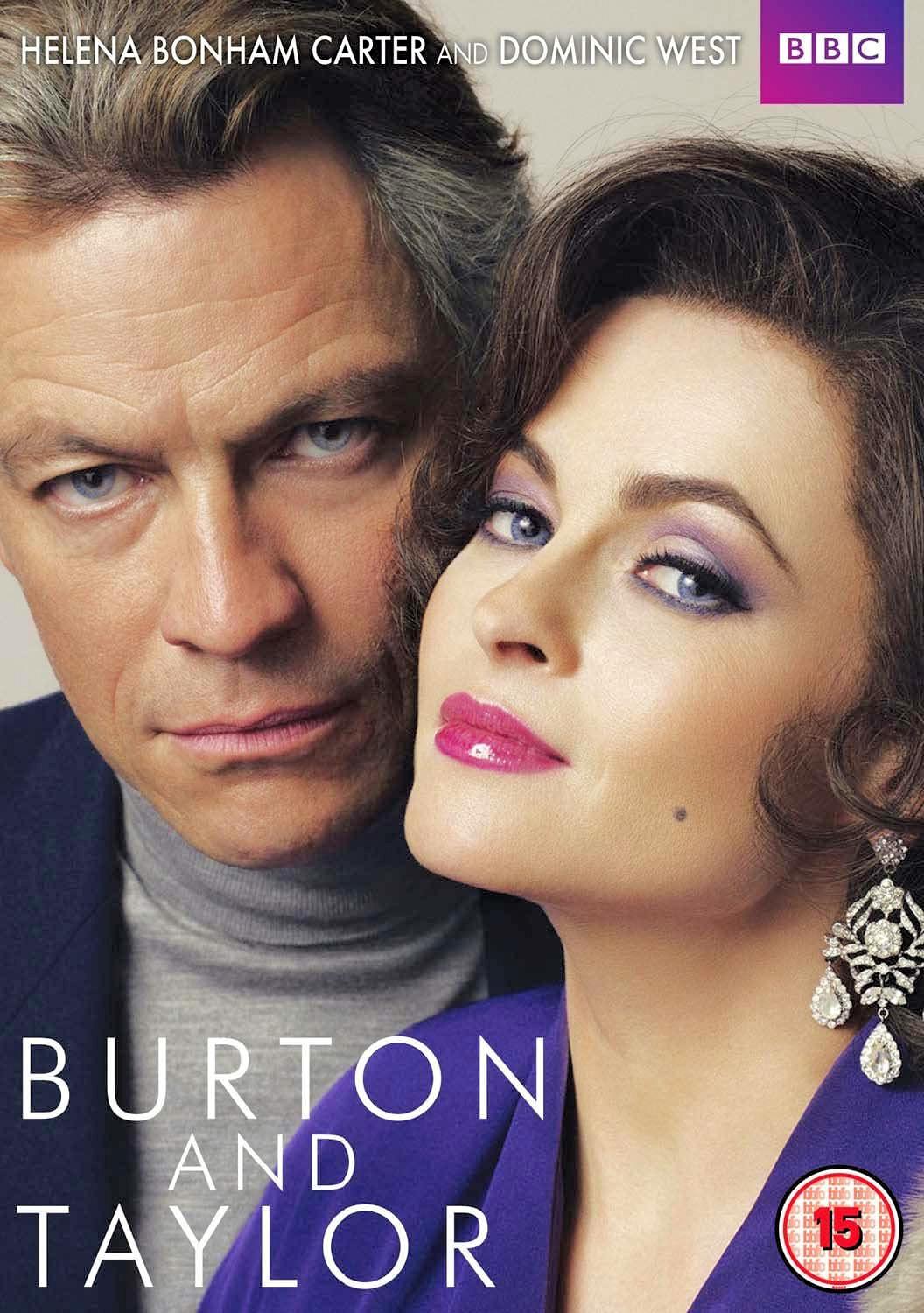 DVD cover of Burton and Taylor (2013) from 2 Entertain Video [2013] (1) featuring Dominic West and Helena Bonham-Carter