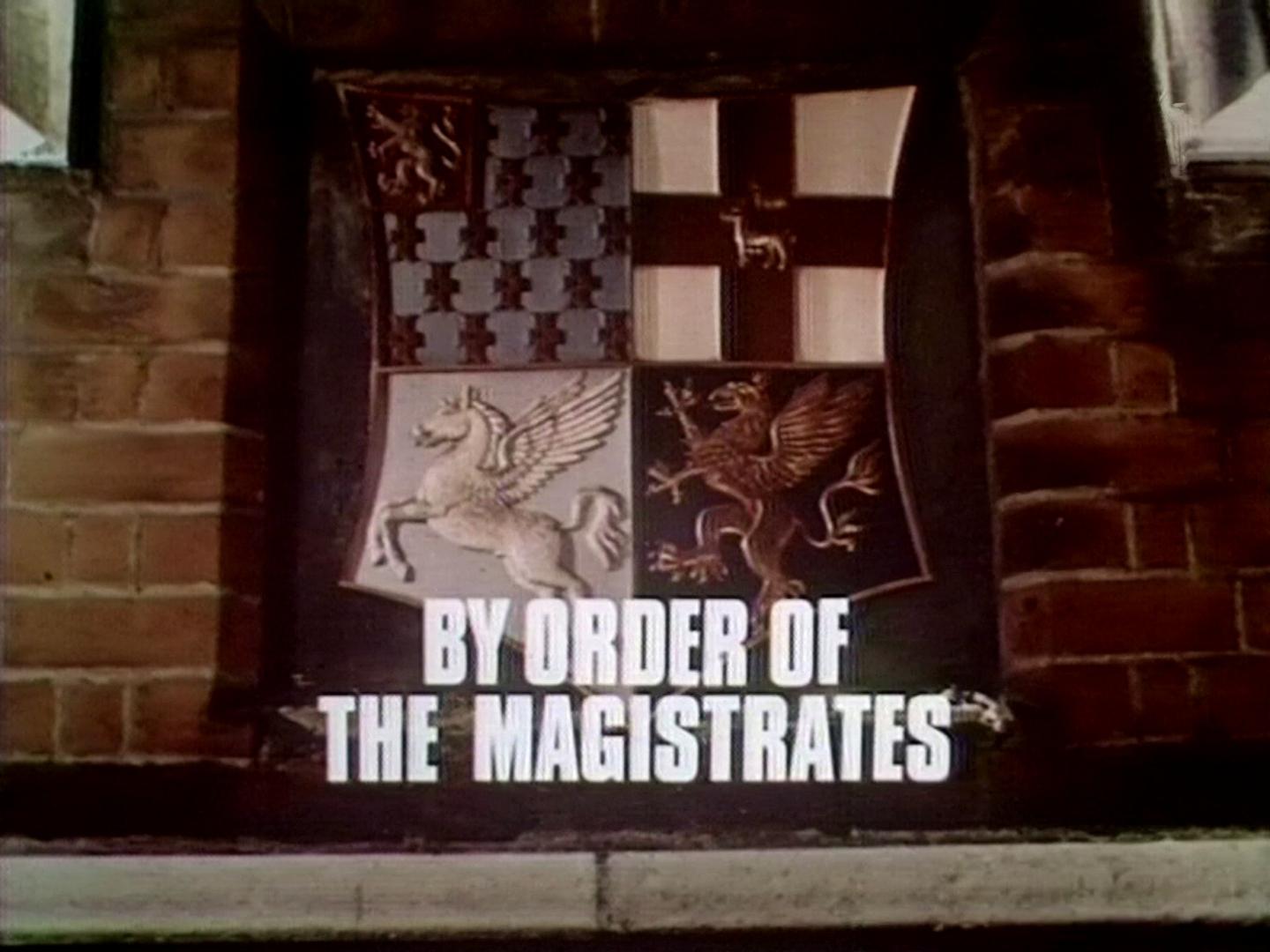 Main title from the ‘By Order of the Magistrates’ episode of Justice (1971-74) (1)