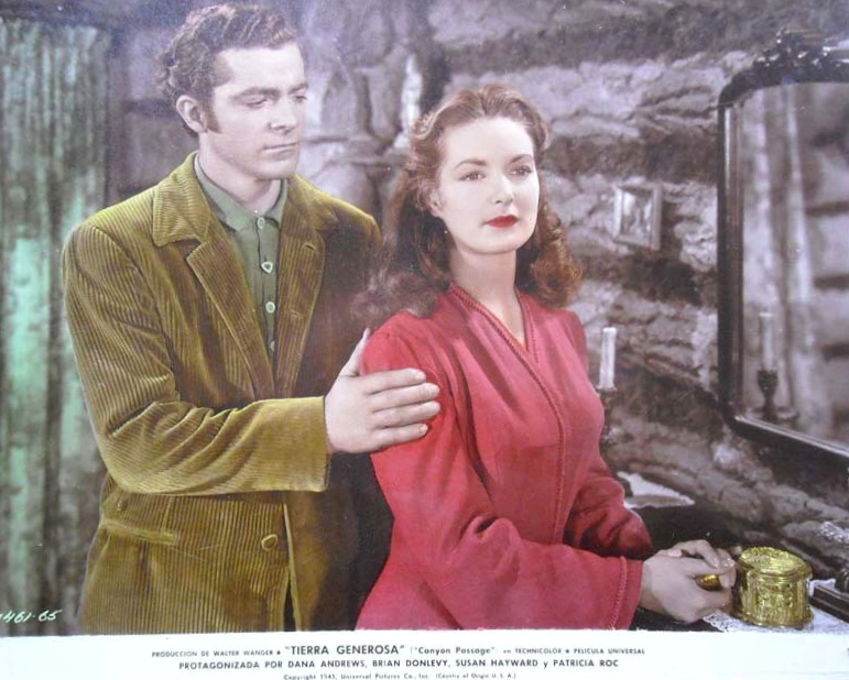 Spanish lobby card from Canyon Passage (1946) (1)