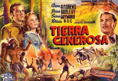 Spanish poster for Canyon Passage (1946) (1)