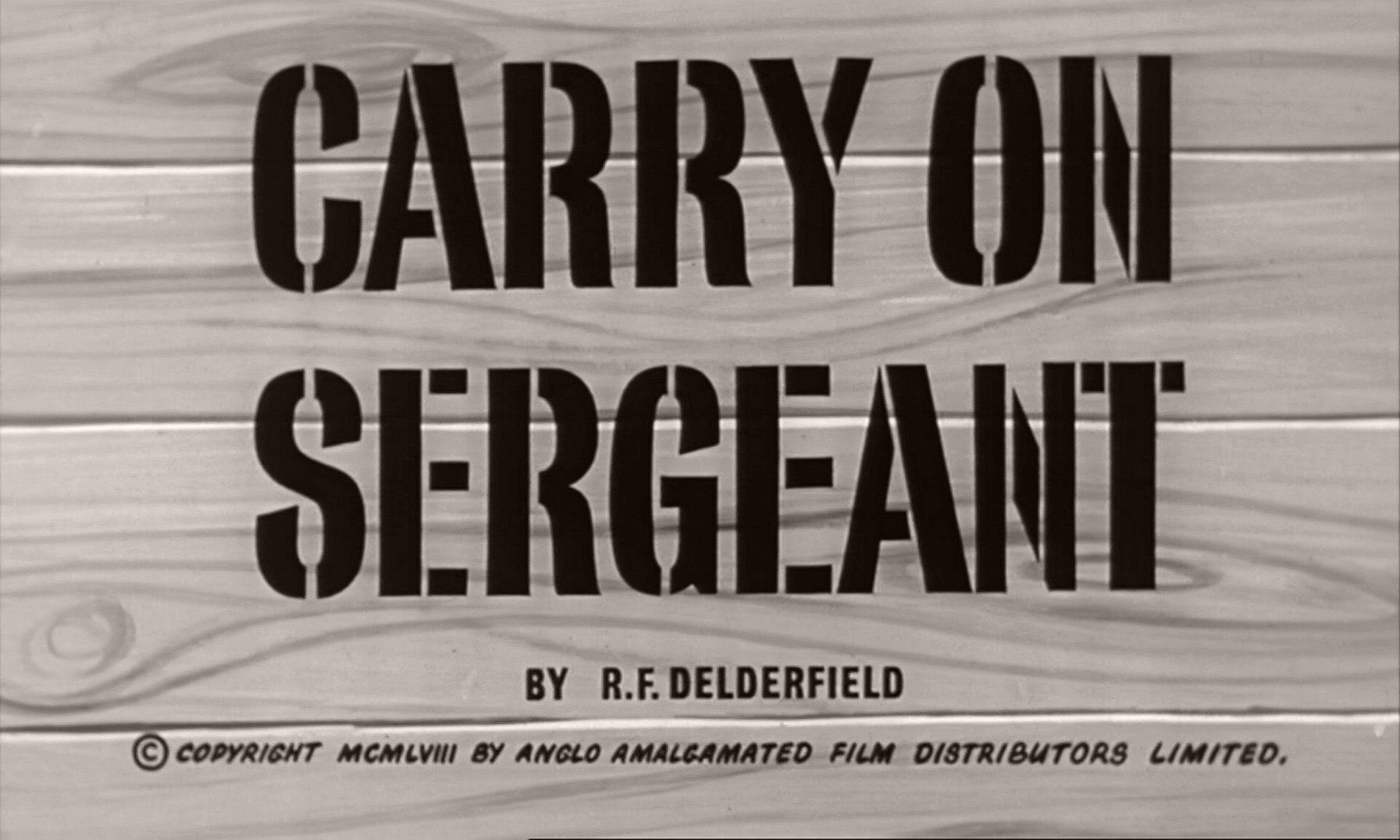 Main title from Carry On Sergeant (1958) (4)