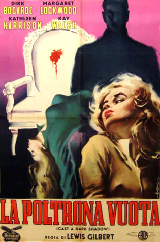 Italian poster for Cast a Dark Shadow (1955) (1)