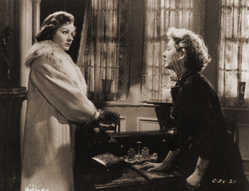 Margaret Lockwood (as Freda Jeffries) and Kay Walsh (as Charlotte Young) in a photograph from Cast a Dark Shadow (1955) (37)
