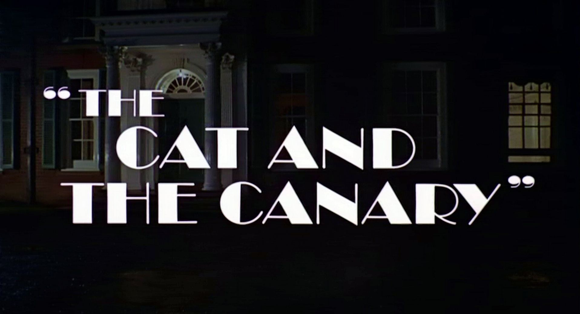 Main title from The Cat and the Canary (1978) (12)