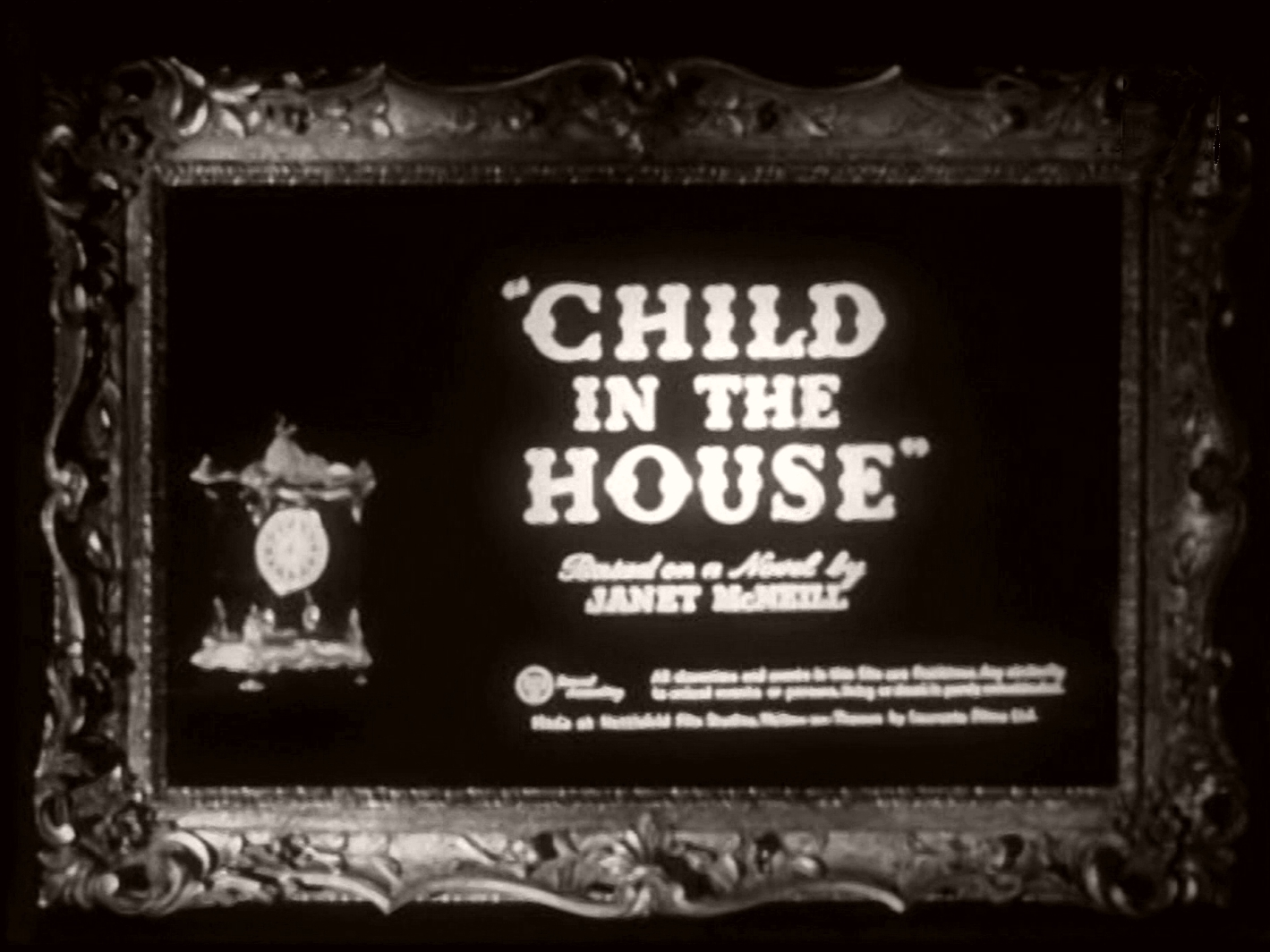 Main title from Child in the House (1956) (3)  Based on a novel by Janet McNeill