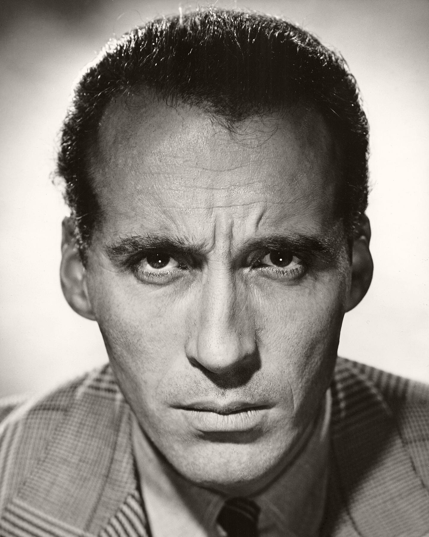 Photograph of English actor, Christopher Lee (1)