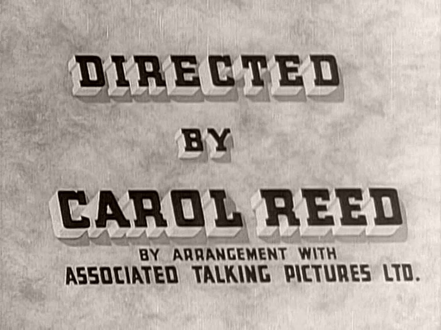 Main title from Climbing High (1938) (4)  Directed by Carole Reed by arrangement with Associated Talking Pictures Ltd