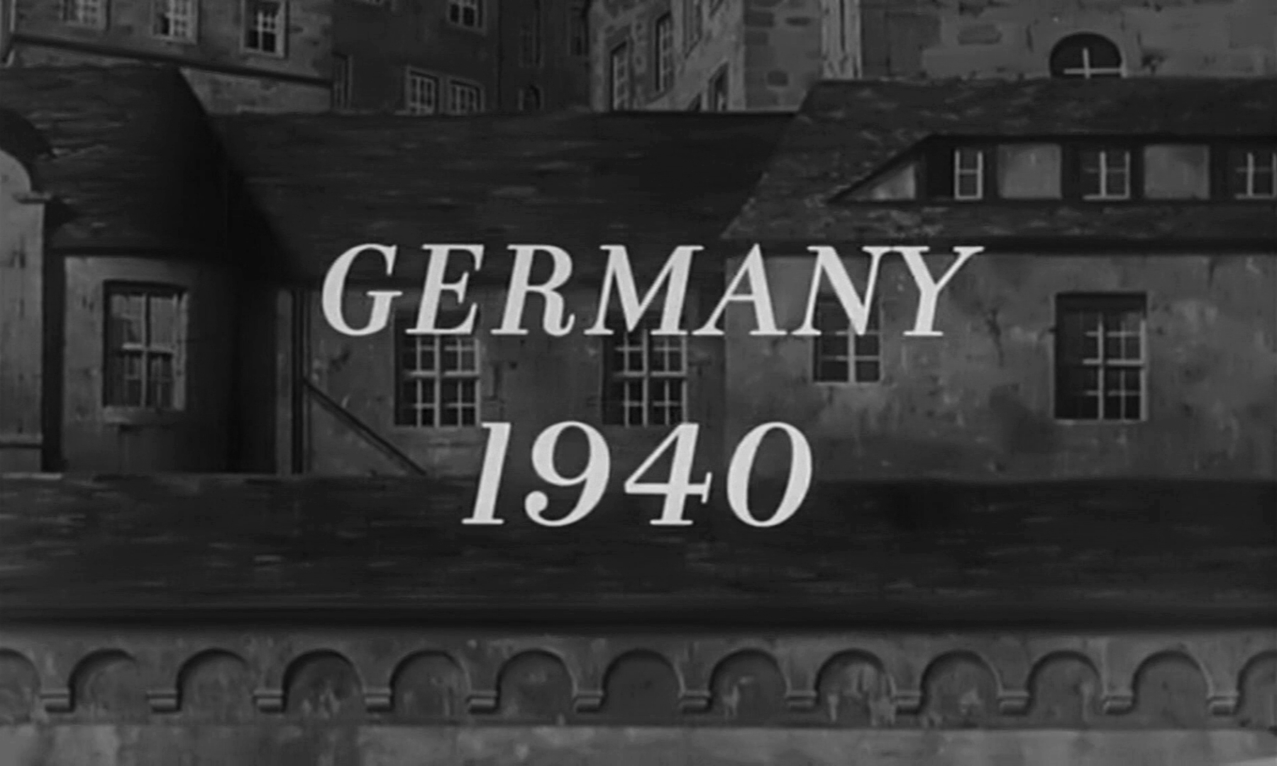Screenshot from The Colditz Story (1955) (1). Germany, 1940
