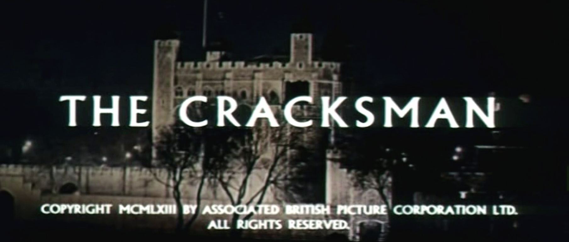 Main title from The Cracksman (1963) (5)  Copyright 1963 Associated British Film Picture Corporation Ltd  All rights reserved