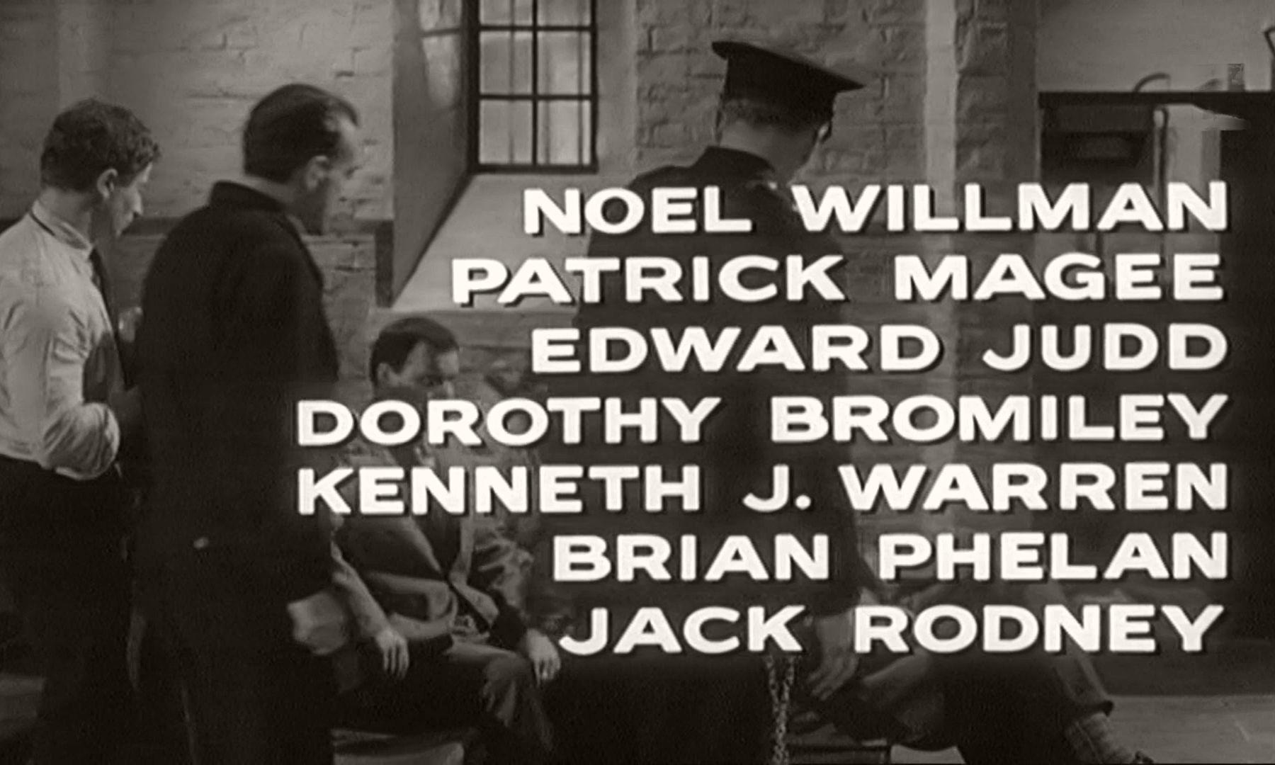 Main title from The Criminal (1960) (5). Noel Willman, Patrick Magee, Kenneth J Warren, Brian Phelan, Jack Rodney
