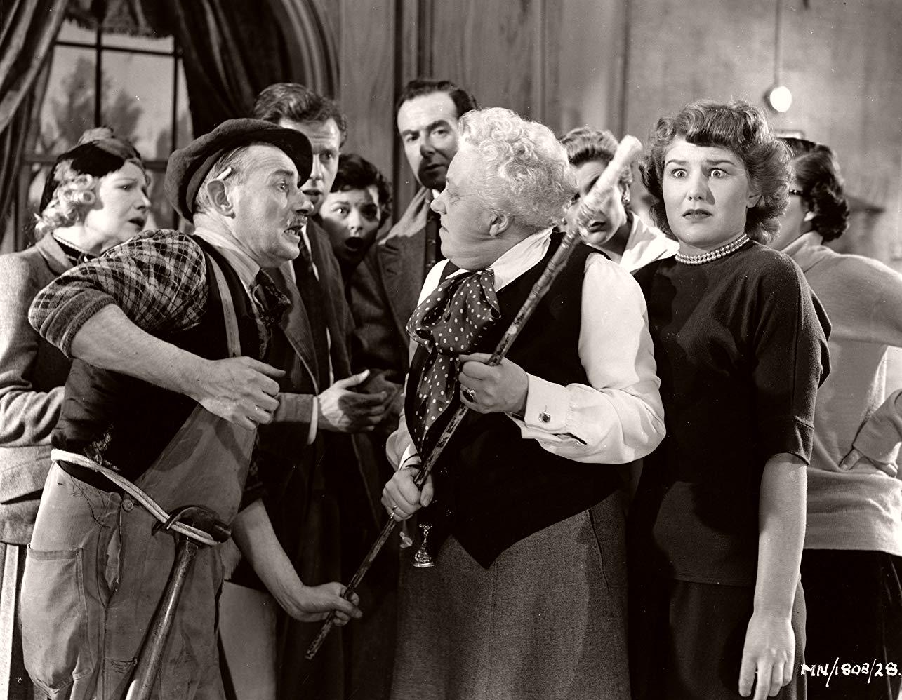 Photograph from Curtain Up (1952) (1) featuring Charlotte Mitchell, Margaret Rutherford