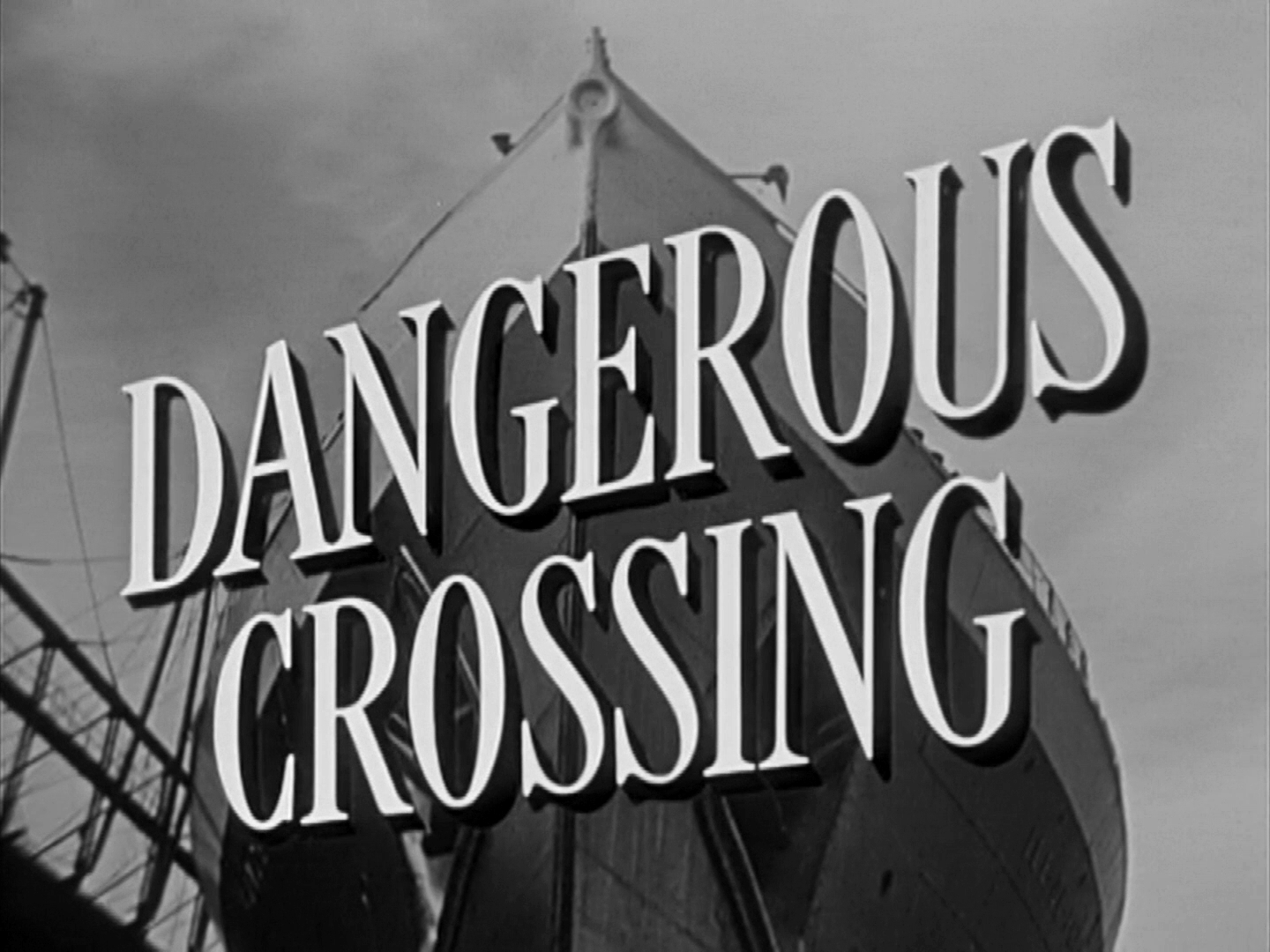 Main title from Dangerous Crossing (1953) (3)