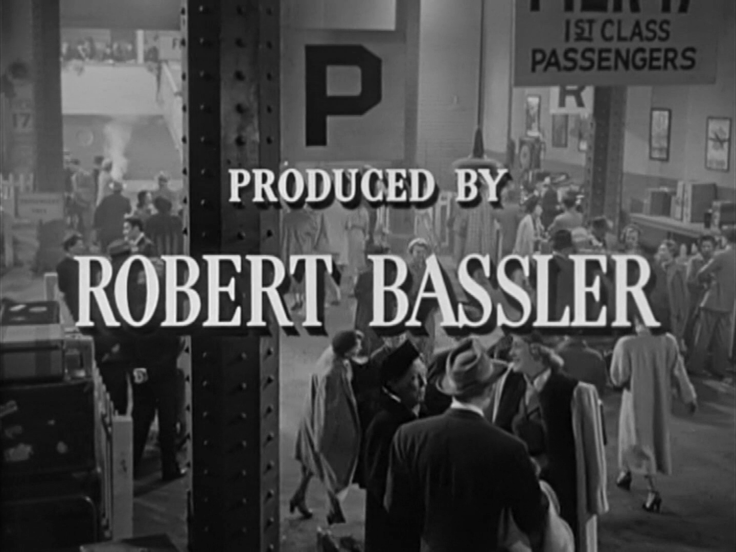 Main title from Dangerous Crossing (1953) (8). Produced by Robert Bassler