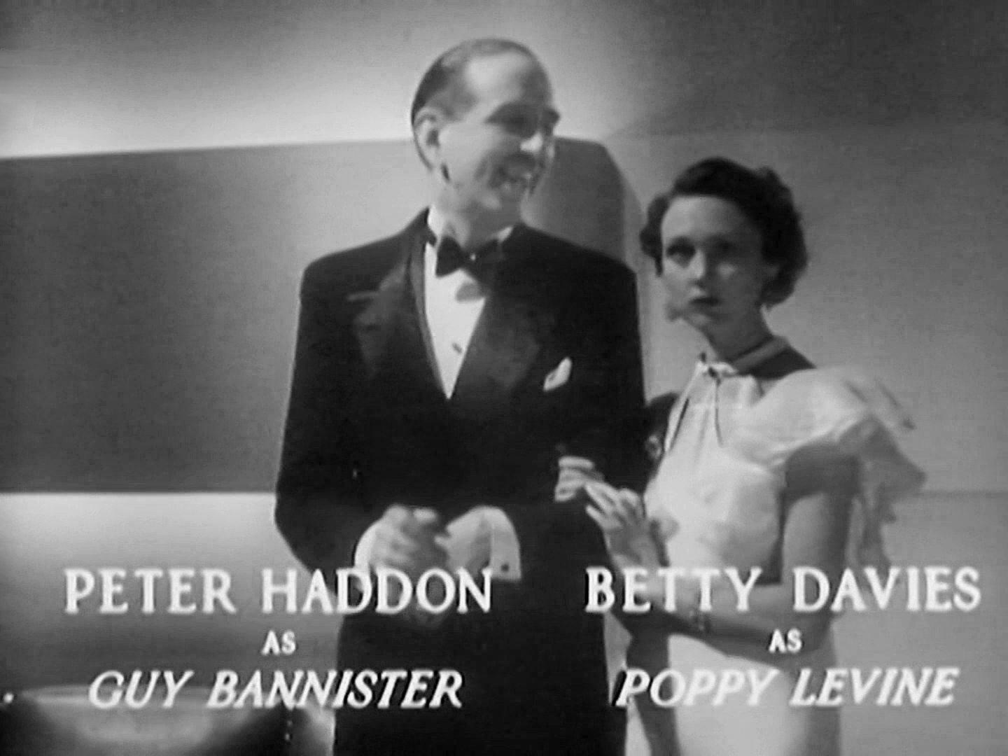 Main title from Death at Broadcasting House (1934) (9). Peter Haddon as Guy Bannister, Betty Ann Davies as Poppy Levine