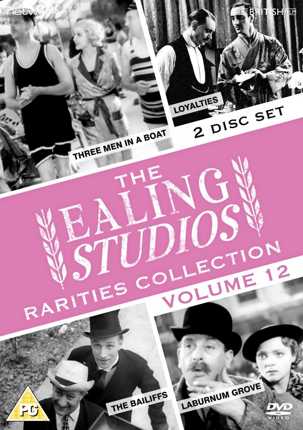 The Ealing Studios Rarities Collection – Volume 12 from Network and The British Film.  Features Three Men in a Boat, Loyalties, The Bailiffs and Laburnum Grove