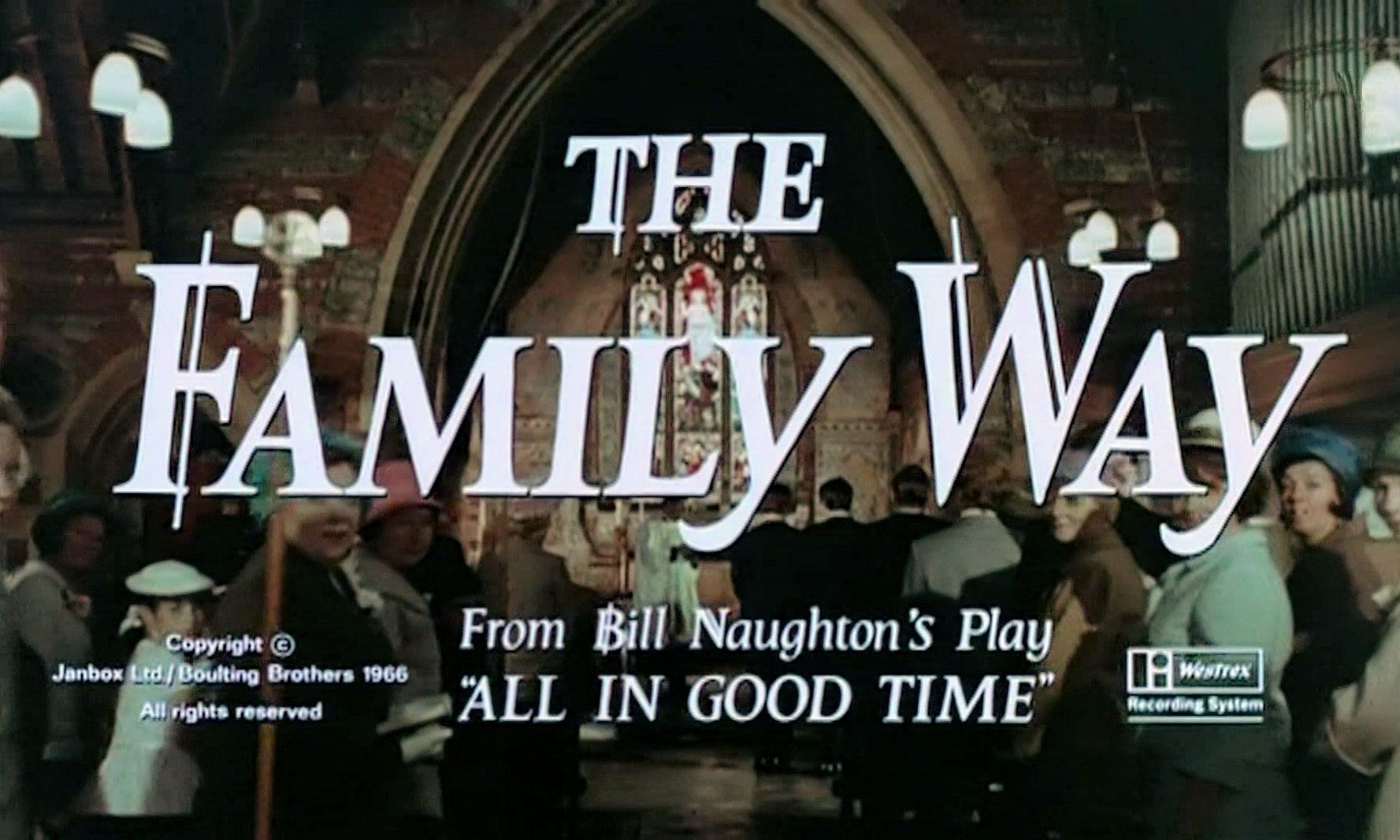 Main title from The Family Way (1966) (10). From Bill Naughton’s play, ‘All in Good Time’