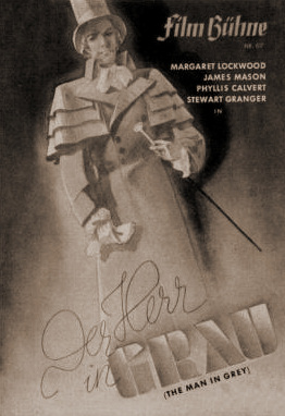Film Bühne magazine with James Mason in The Man in Grey.  Issue number 67.  (German).  Der Herr in Grau.