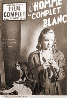 Film Complet magazine with Joan Greenwood in The Man in the White Suit.  4th July, 1950, issue number 381.  (French).  L’homme au complet blanc.