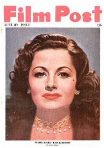 Film Post magazine with Margaret Lockwood in Madness of the Heart.  Autumn issue, 1949.