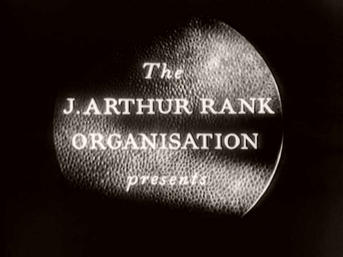 Main title from The Final Test (1953) (1).  The J Arthur Rank Organisation presents