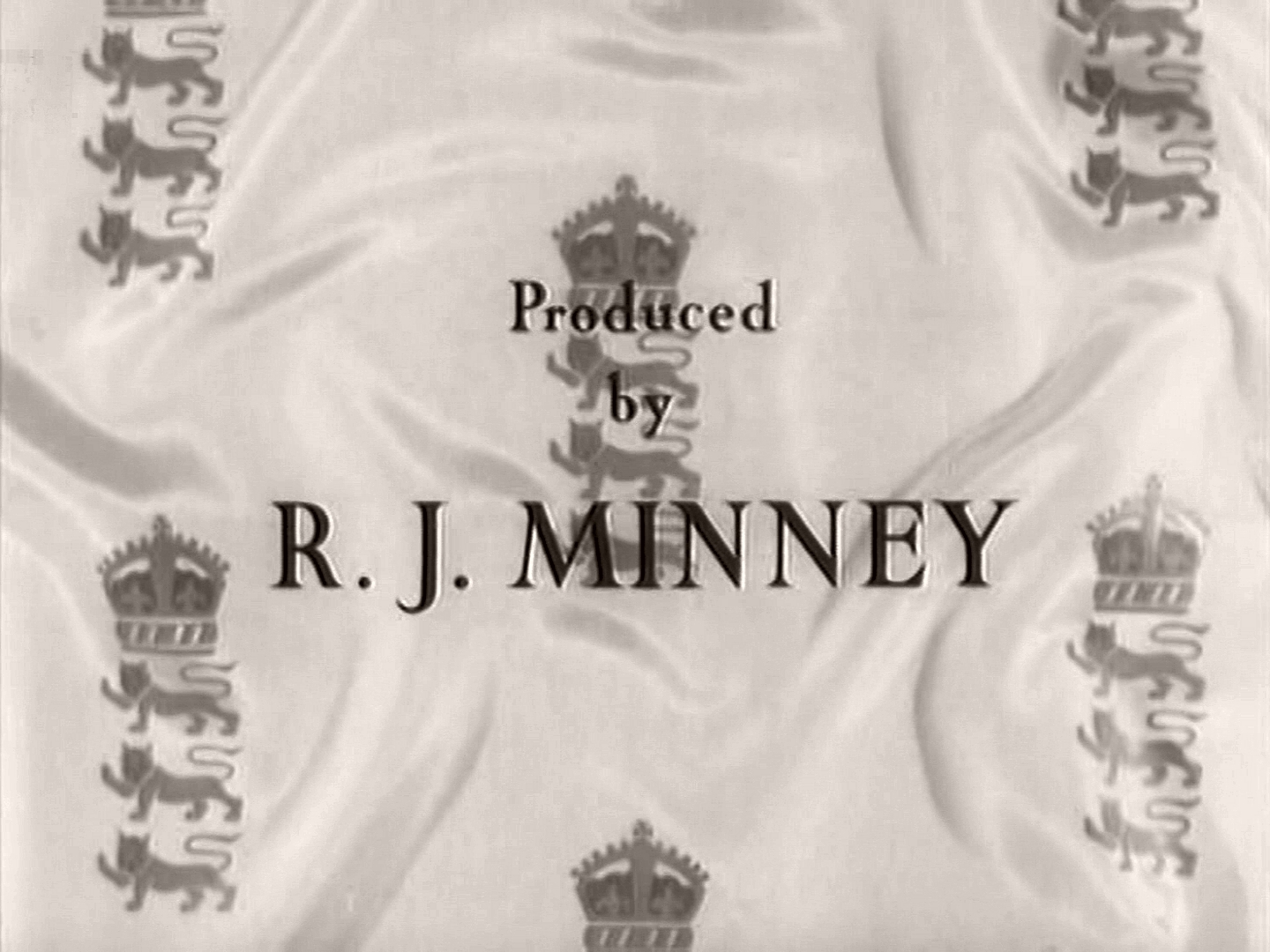 Main title from The Final Test (1953) (11).  Produced by R J Minney