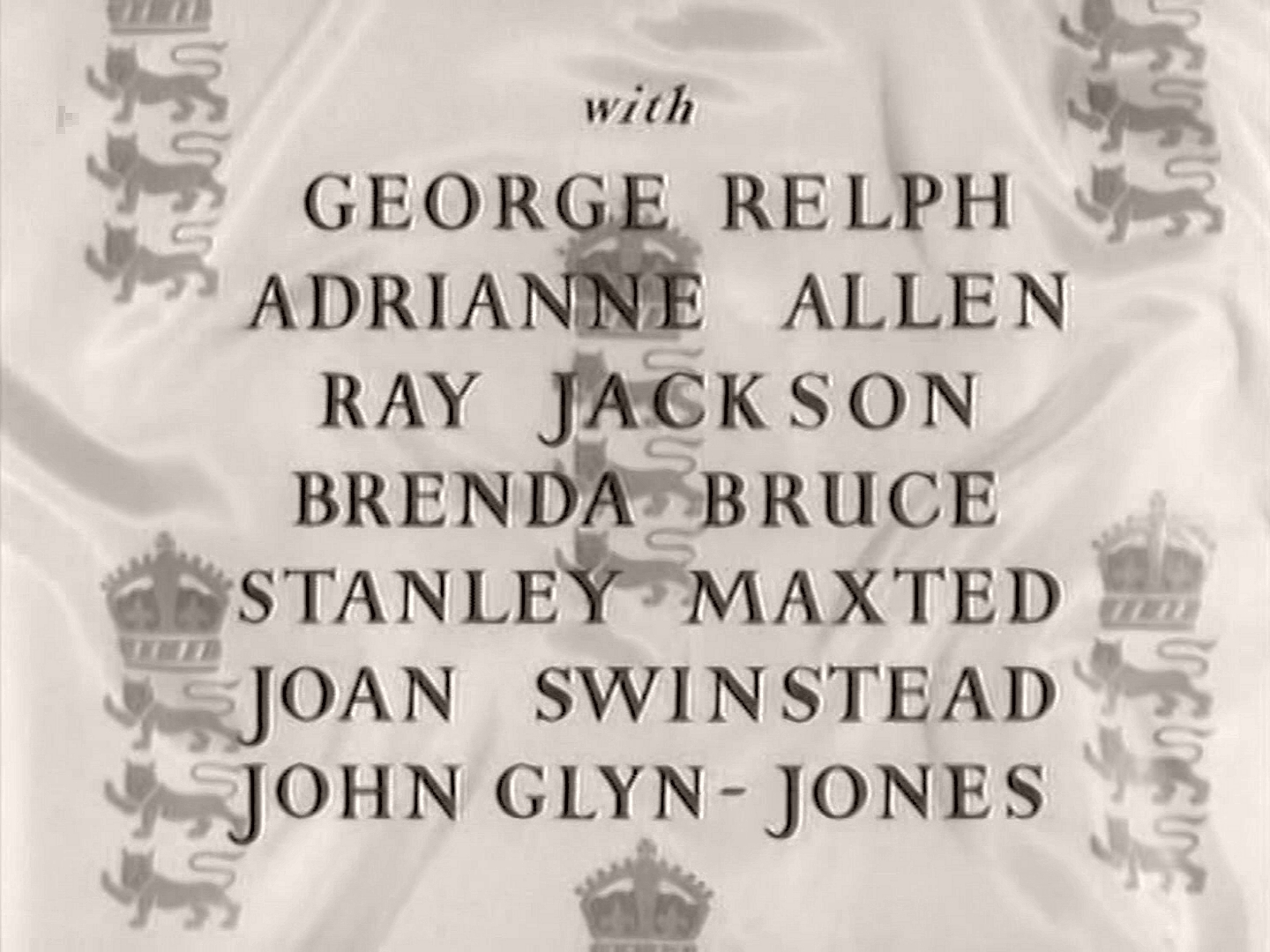 Main title from The Final Test (1953) (5).  George Relph Adrianne Allen, Ray Jackson, Brenda Bruce, Stanley Maxted, Joan Swinstead, John Glyn-Jones