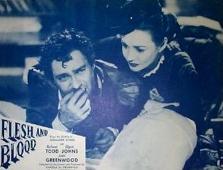 Lobby card from Flesh and Blood (1951) (4)