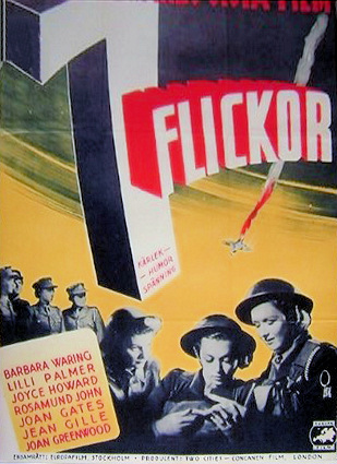 Swedish poster for The Gentle Sex (1943) (1)