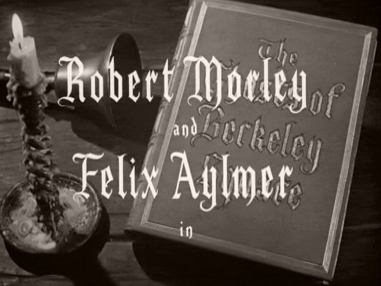 Main title from The Ghosts of Berkeley Square (1947) (3). Robert Morley and Felix Aylmer in