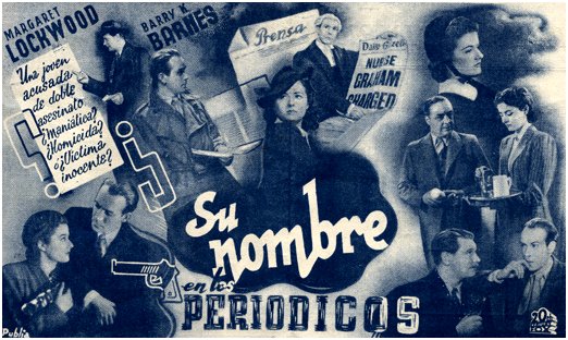 Spanish poster for The Girl in the News (1940) (1)
