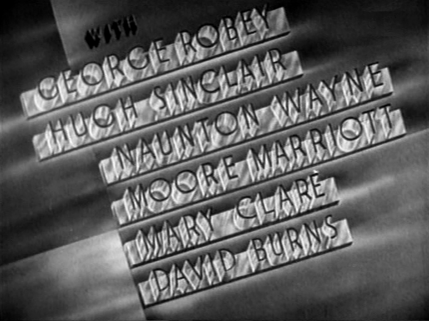 Main title from A Girl Must Live (1939) (6). With George Robey, Hugh Sinclair, Naunton Wayne, Moore Marriott, Mary Clare, David Burns