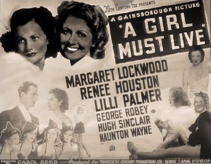 Poster for A Girl Must Live (1939) (2)