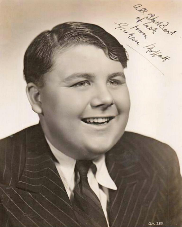 Autographed photograph of British actor, Graham Moffatt (1)